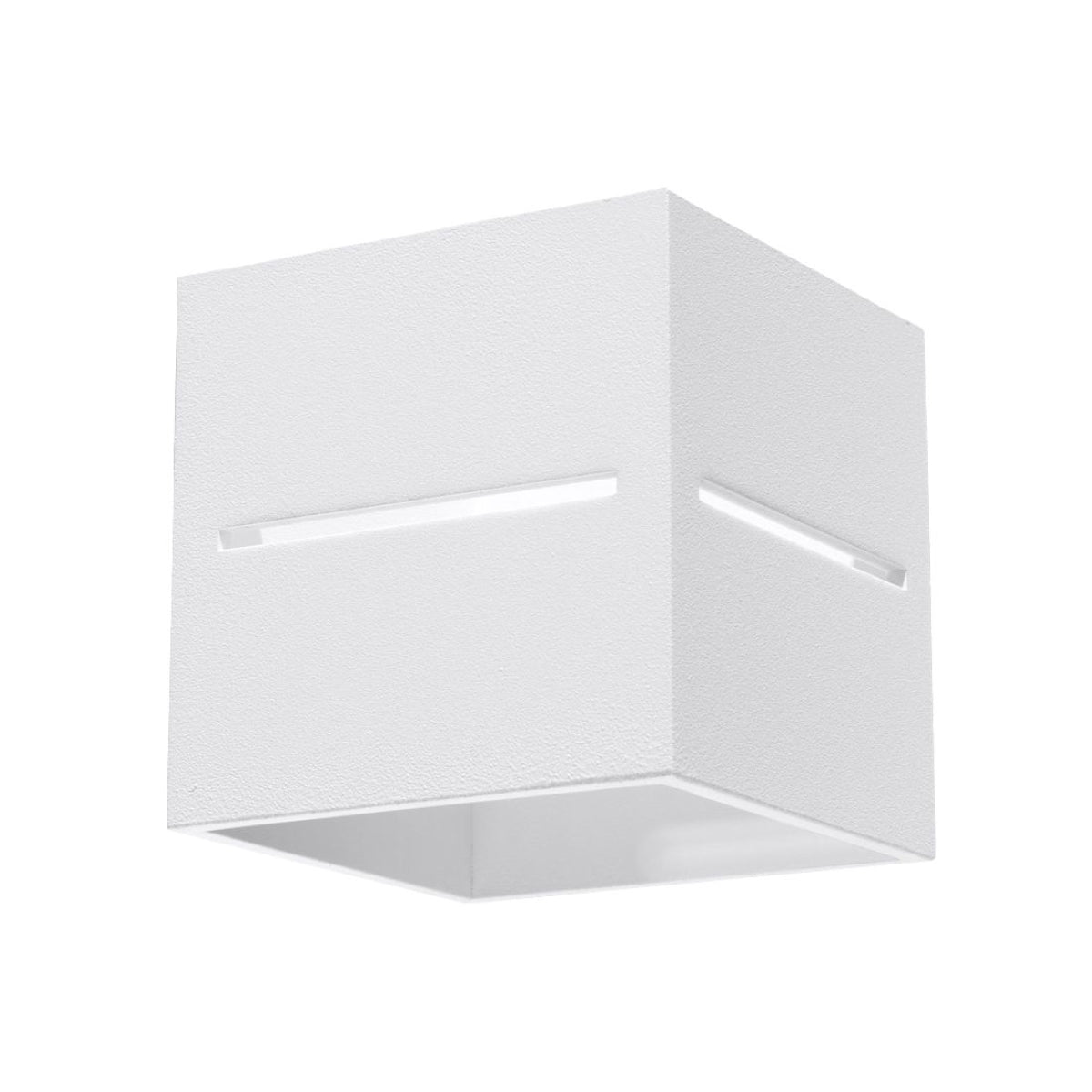 Applique Cube Ouvert blanc