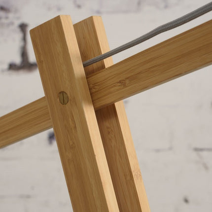 Iguazu Stehlampe Jute und natürlicher Bambus 218 cm