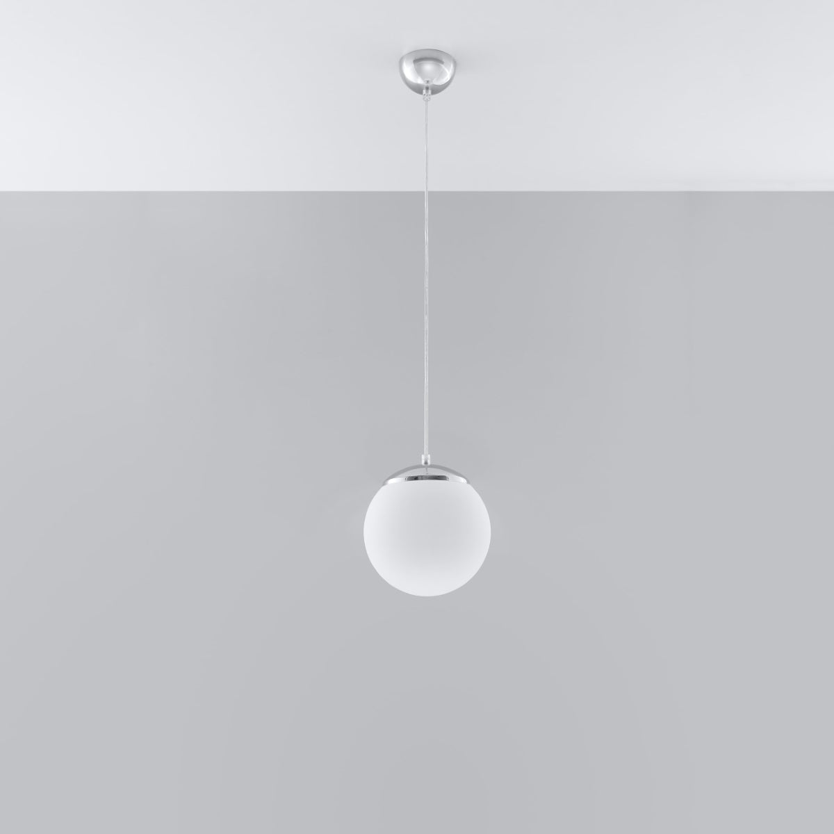 Sphere 20 chrome pendant lamp