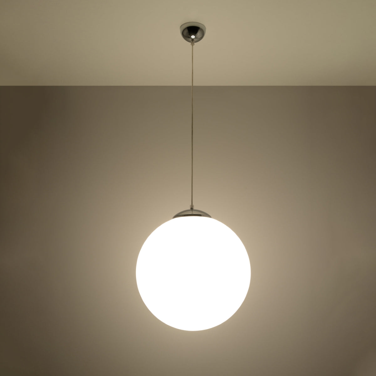 Sphere 40 chrome pendant lamp