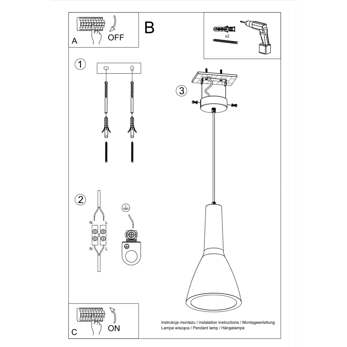 Empoli Concrete Pendant Lamp