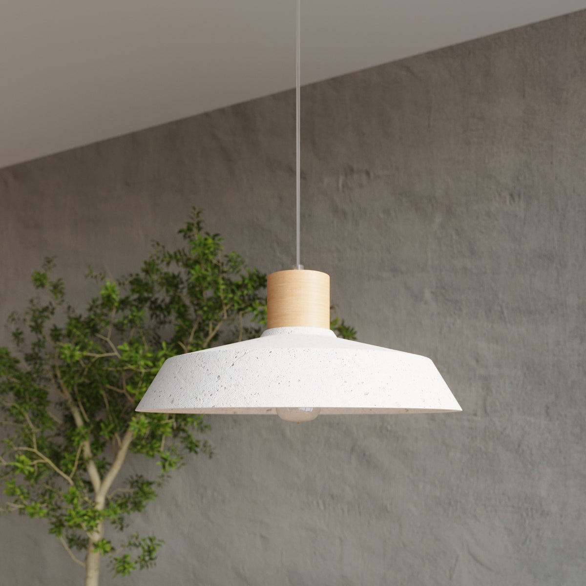 Lampe suspendue Afra en Béton