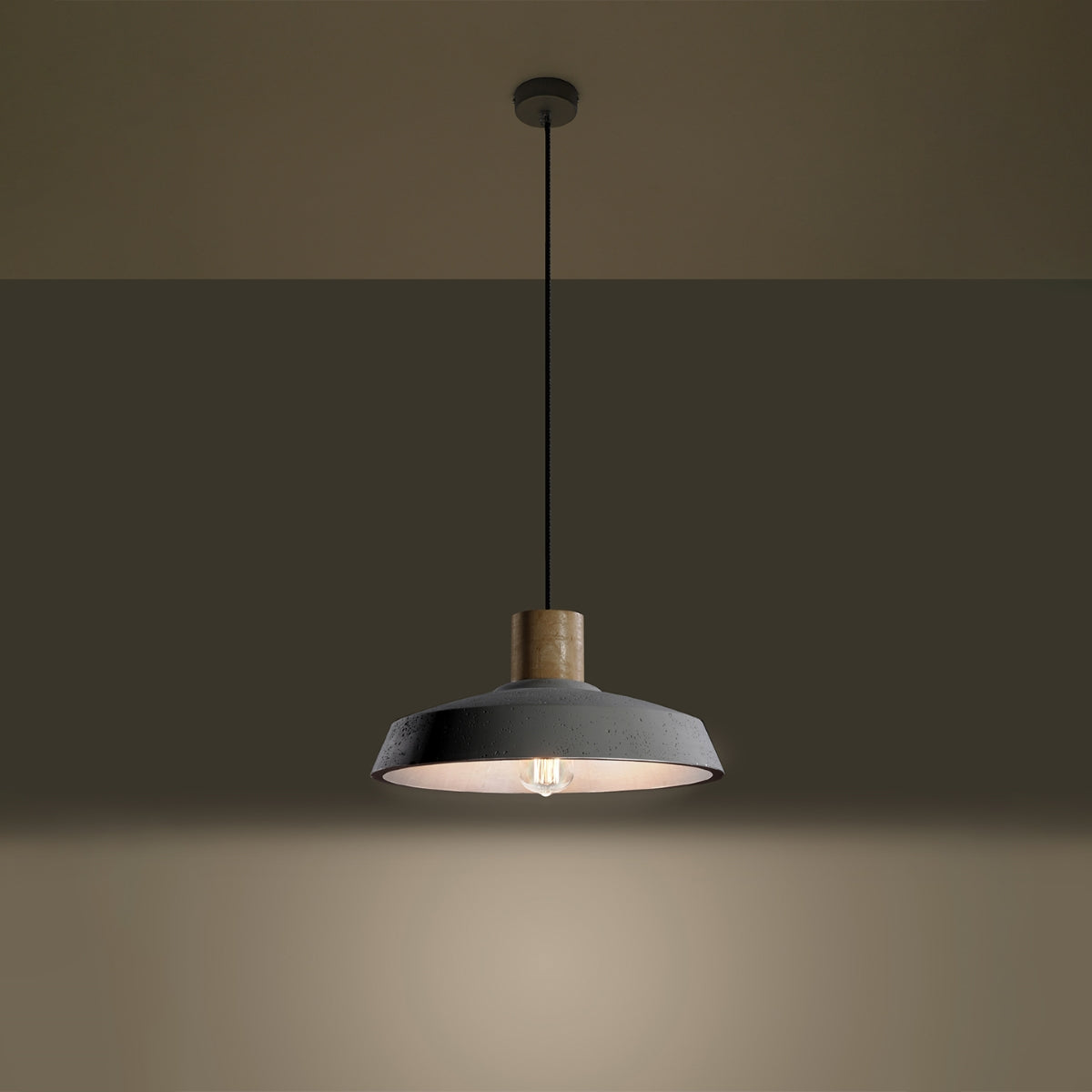 Lampe suspendue Afra en Béton