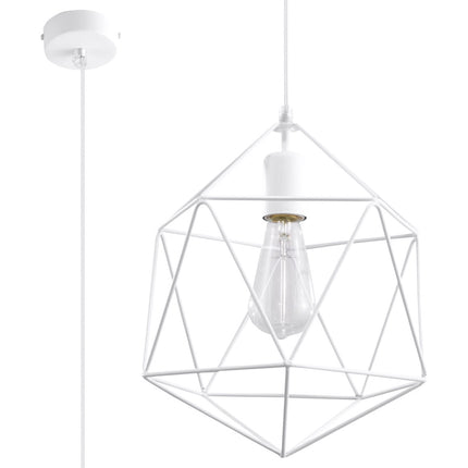 Lampe à suspension Gaspare blanc