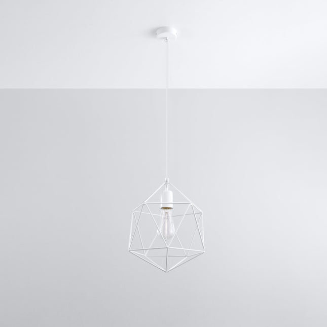 Lampe à suspension Gaspare blanc