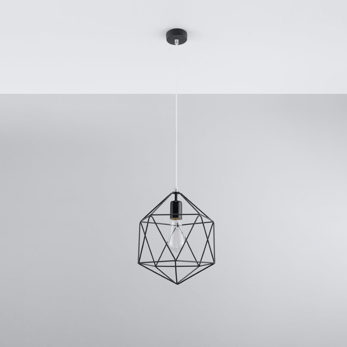 Gaspare black pendant lamp