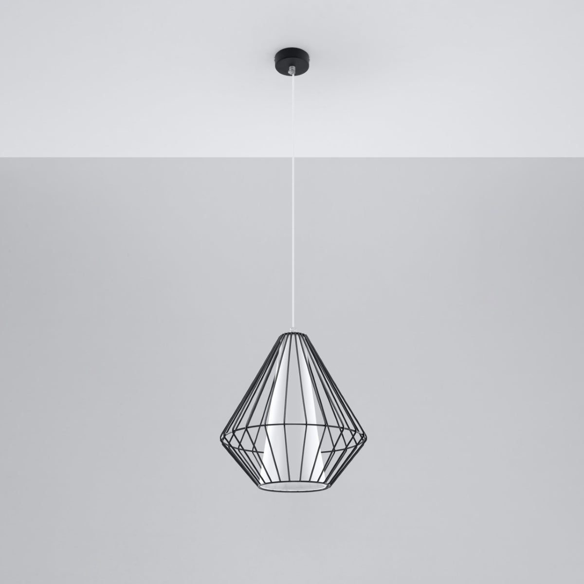 Demi black hanging lamp