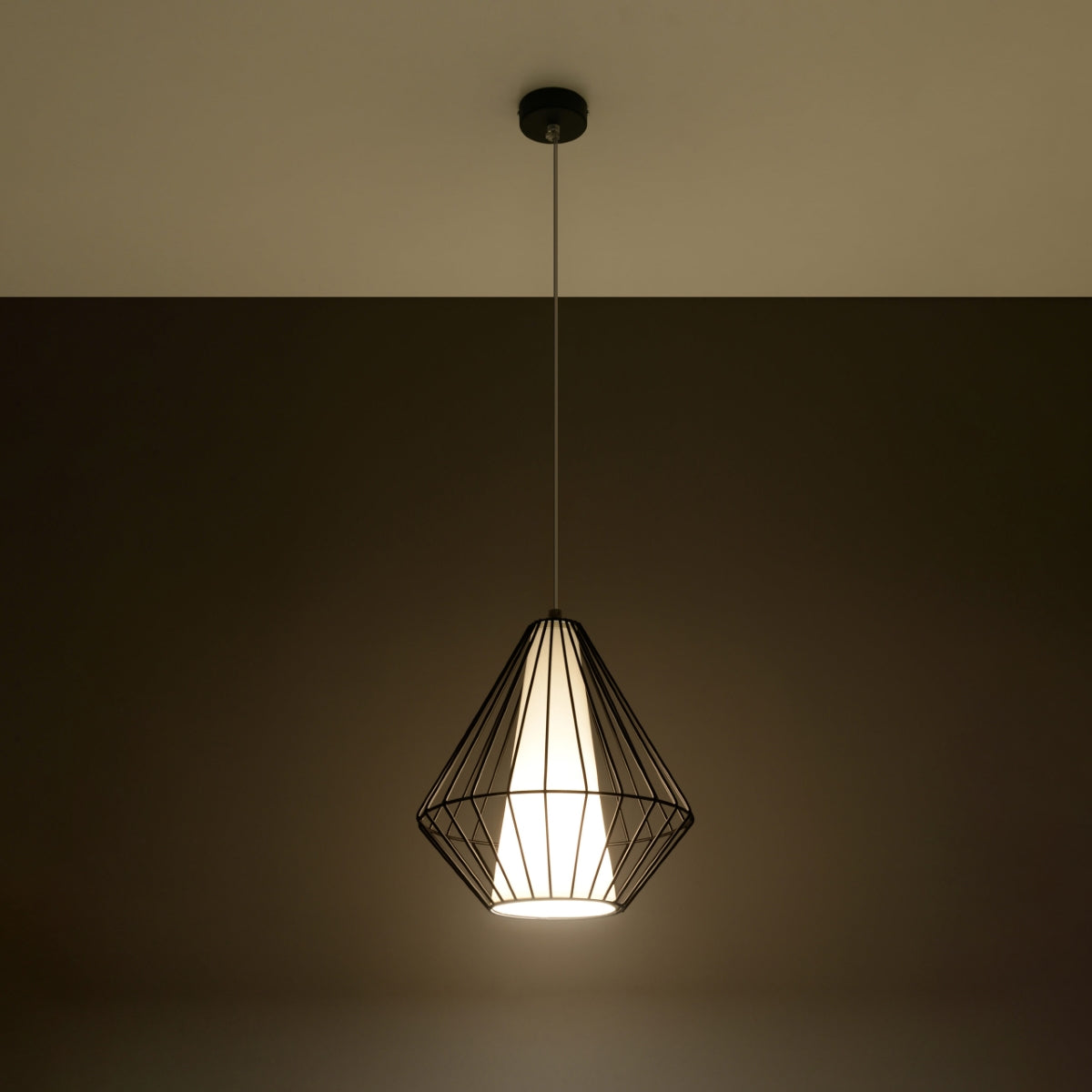 Demi black hanging lamp