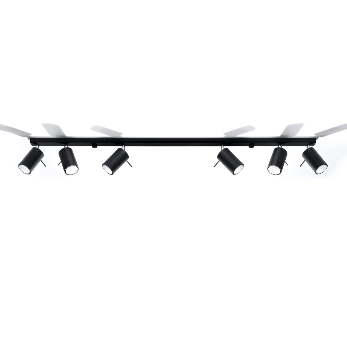 6L LED Directional Ceiling Light Black