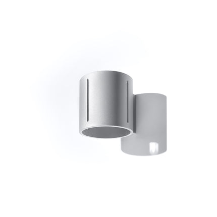Graue nordische Wandlampe