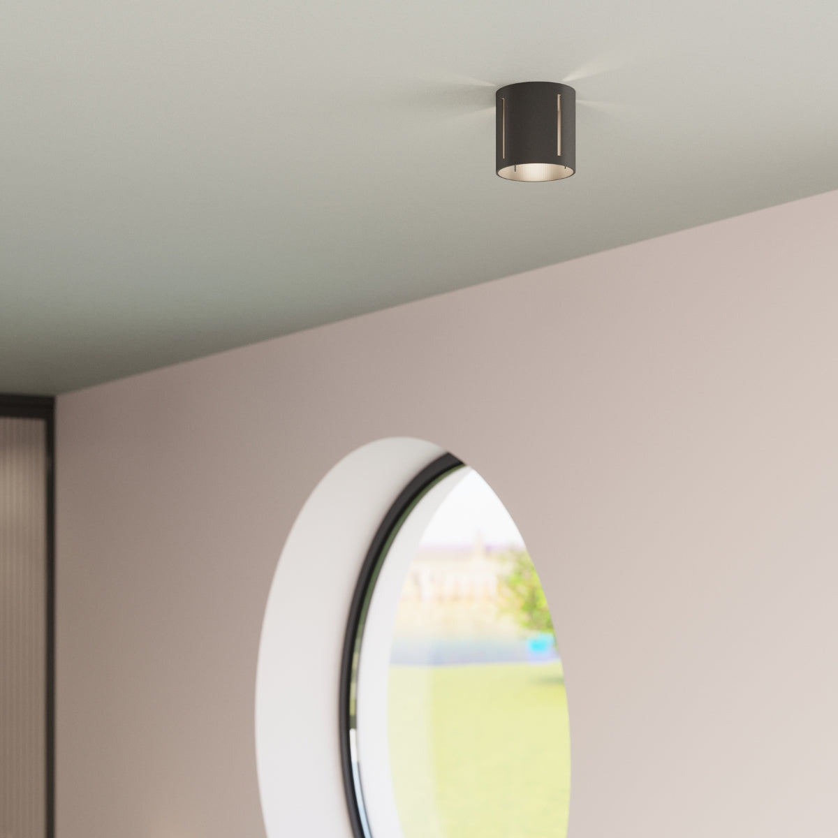 Nordic Black Cup Ceiling Light