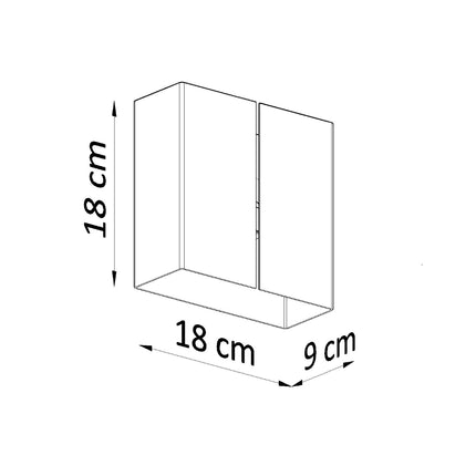 Applique Murale Linea blanc