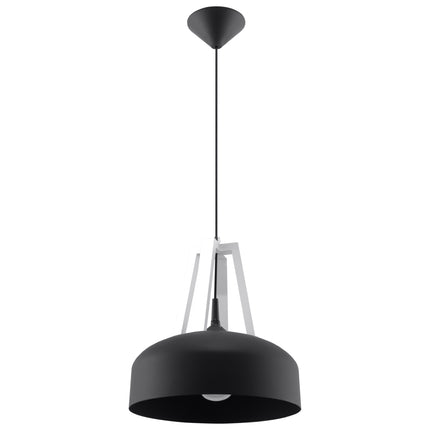 Black/white Dome pendant lamp