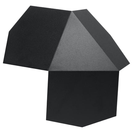 Tre Black Geometric Wall Lamp