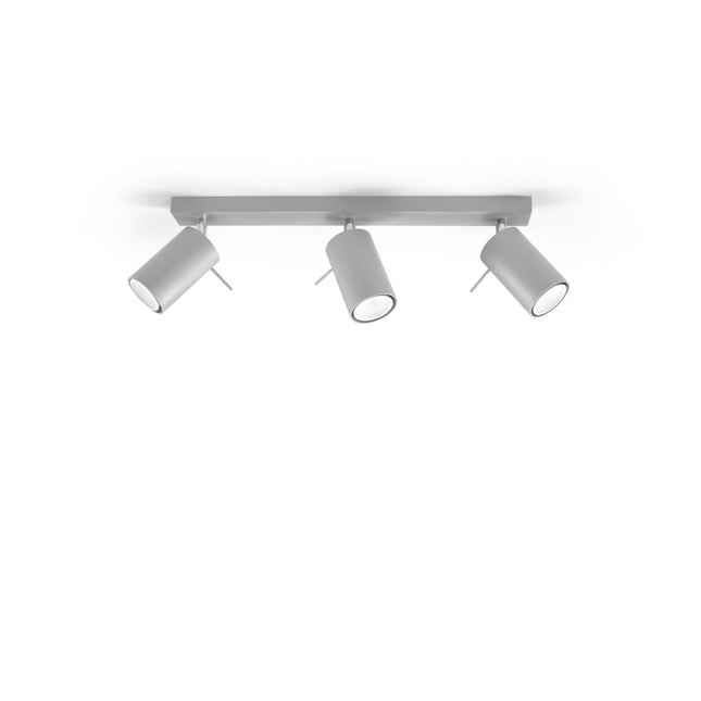 Richtungsdeckenleuchte 3 graue LEDs