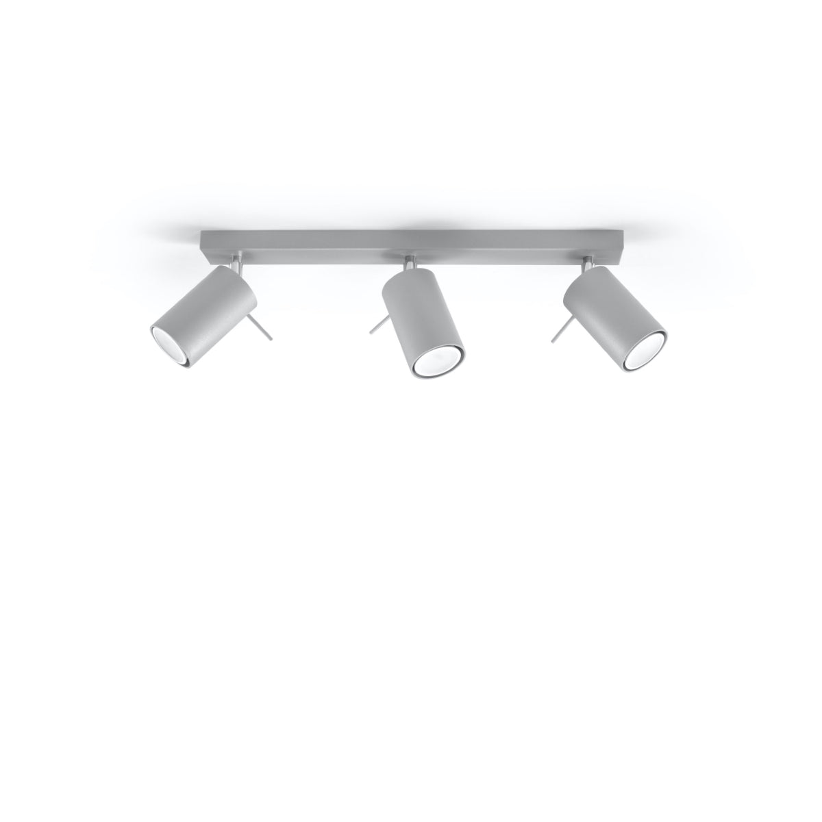 Directional ceiling light 3 LED gray