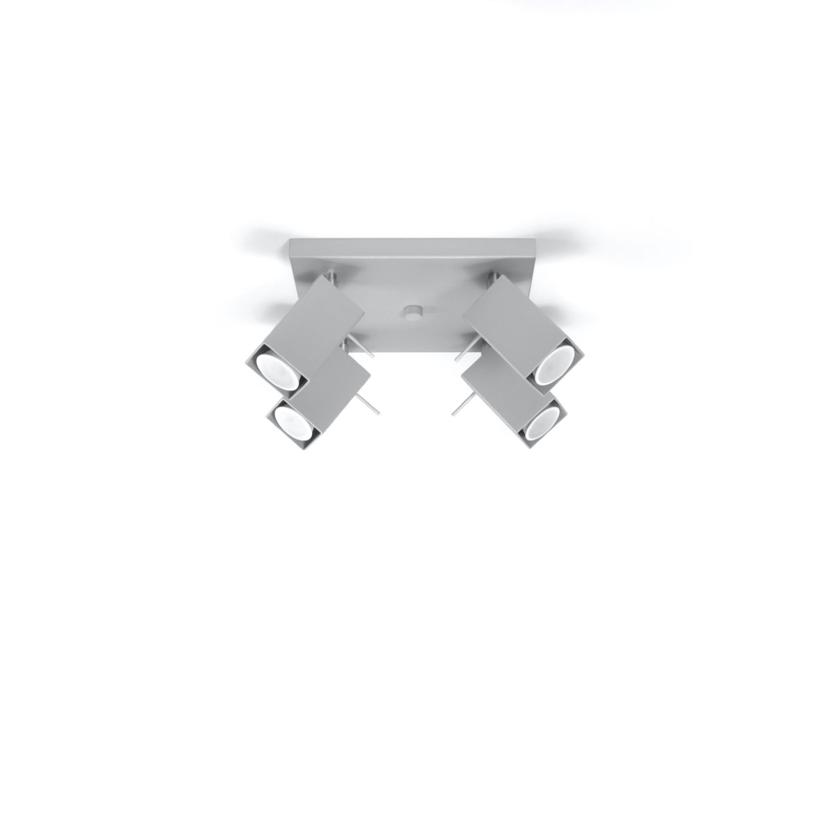 Square Directional Ceiling Light 4 Grey