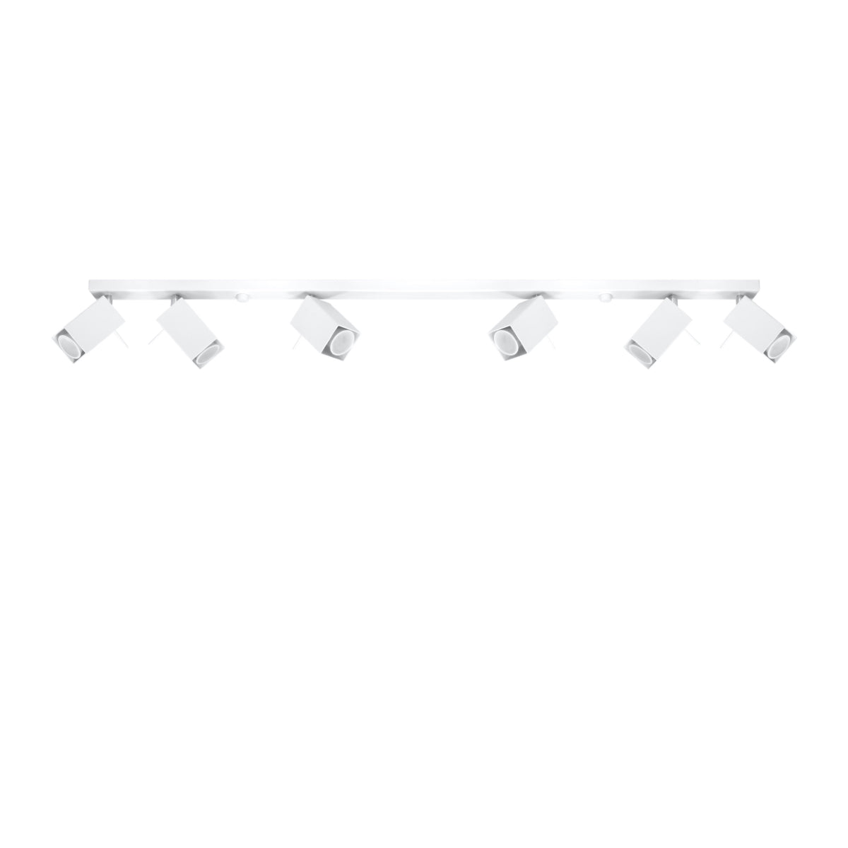 Square Directional Ceiling Light 6L white