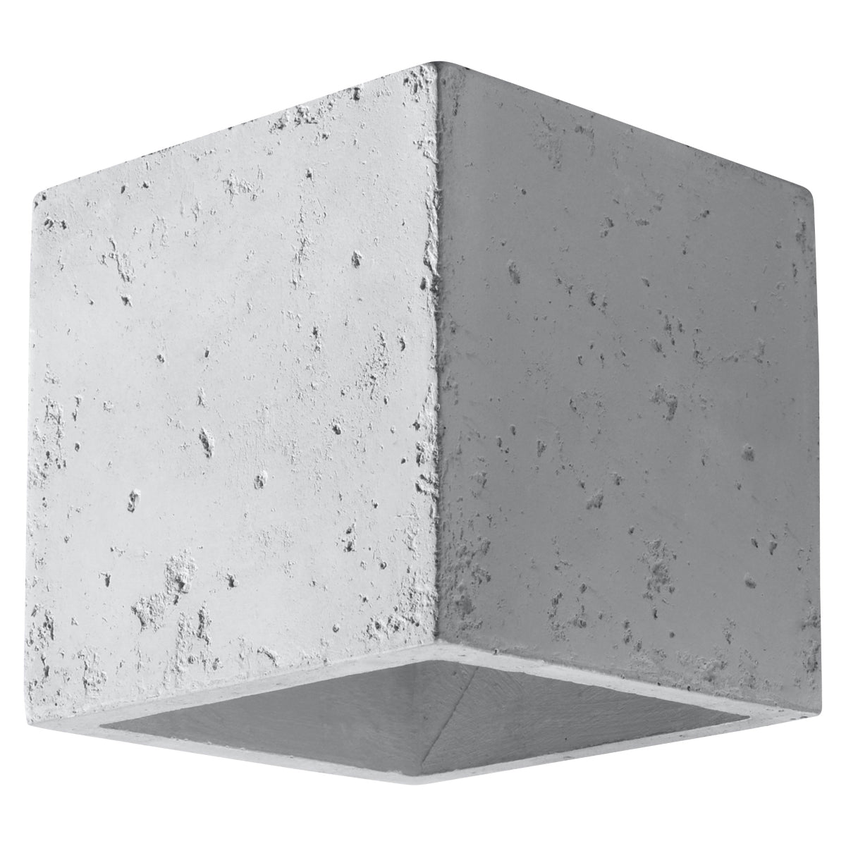 LED-Wandleuchte Cube aus Beton