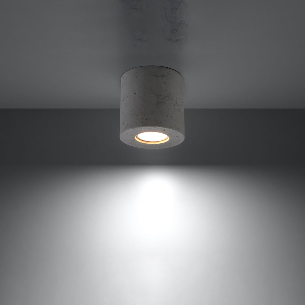 Plafonnier Cylindre LED béton