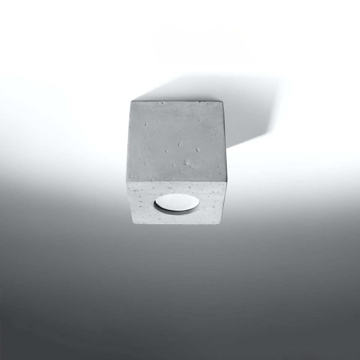 LED-Deckenleuchte Cube aus Beton