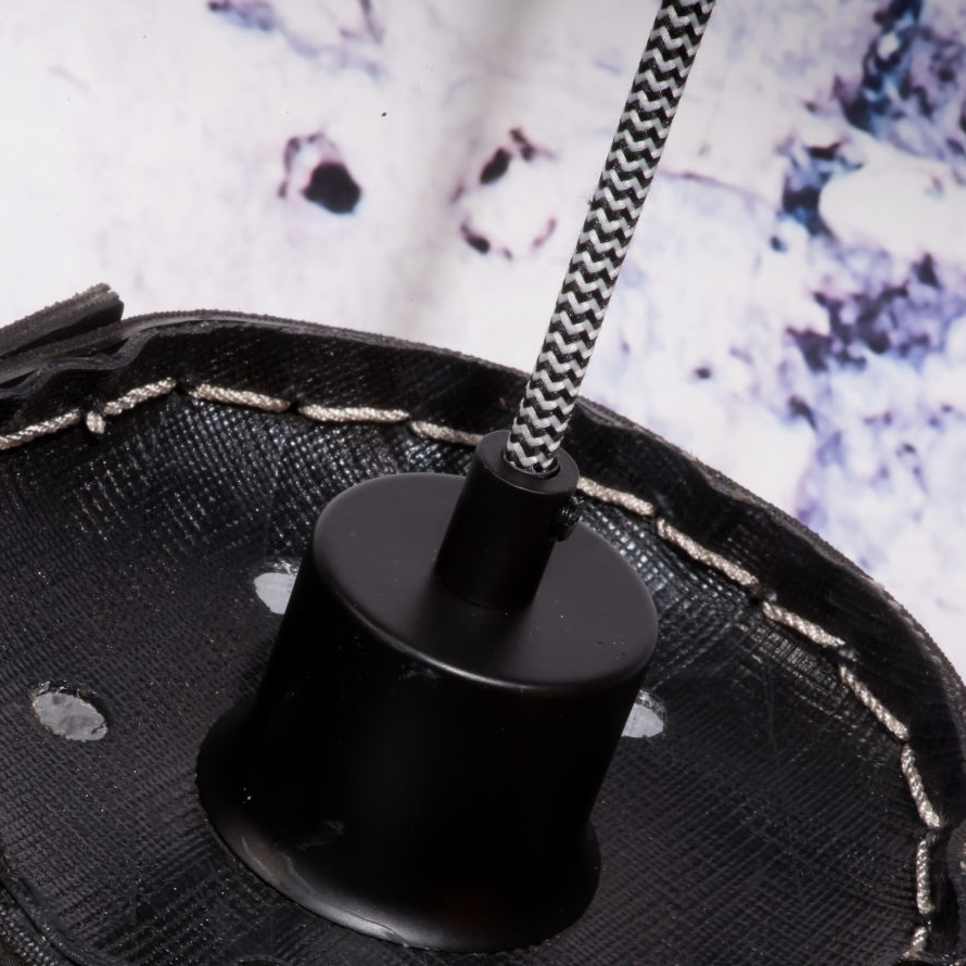 Suspension Amazon Trois Abat-Jours Noir – Taille L