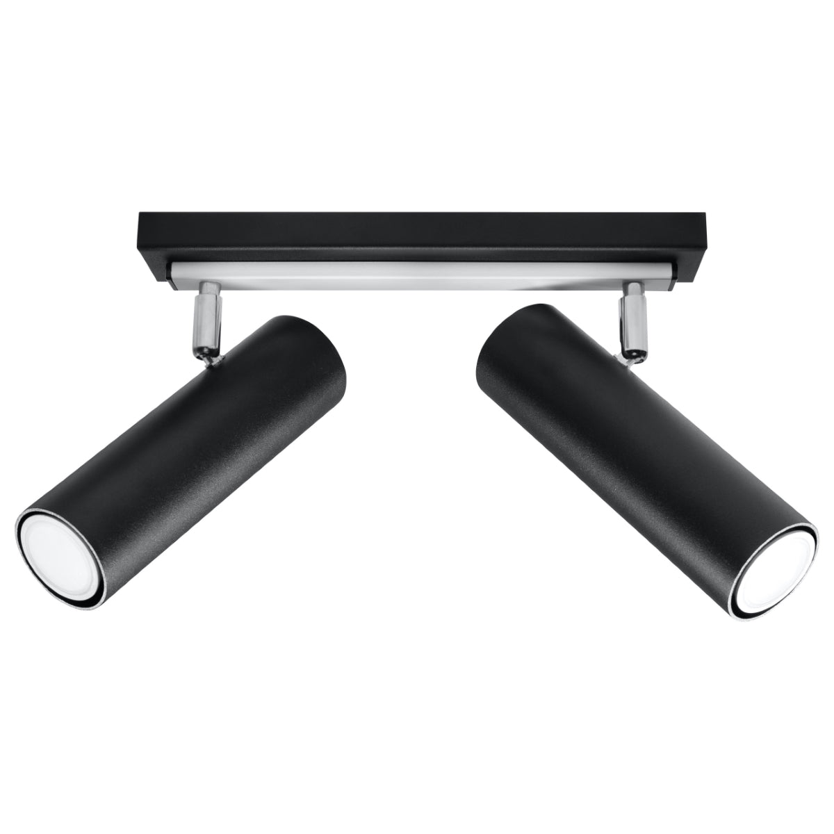 Plafonnier Tube Ajustable 2 noir