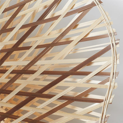 Plafonnier Madura Bambou Naturel et Brun 60 cm