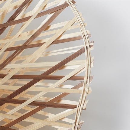 Plafonnier Madura Bambou Naturel et Brun 87 cm