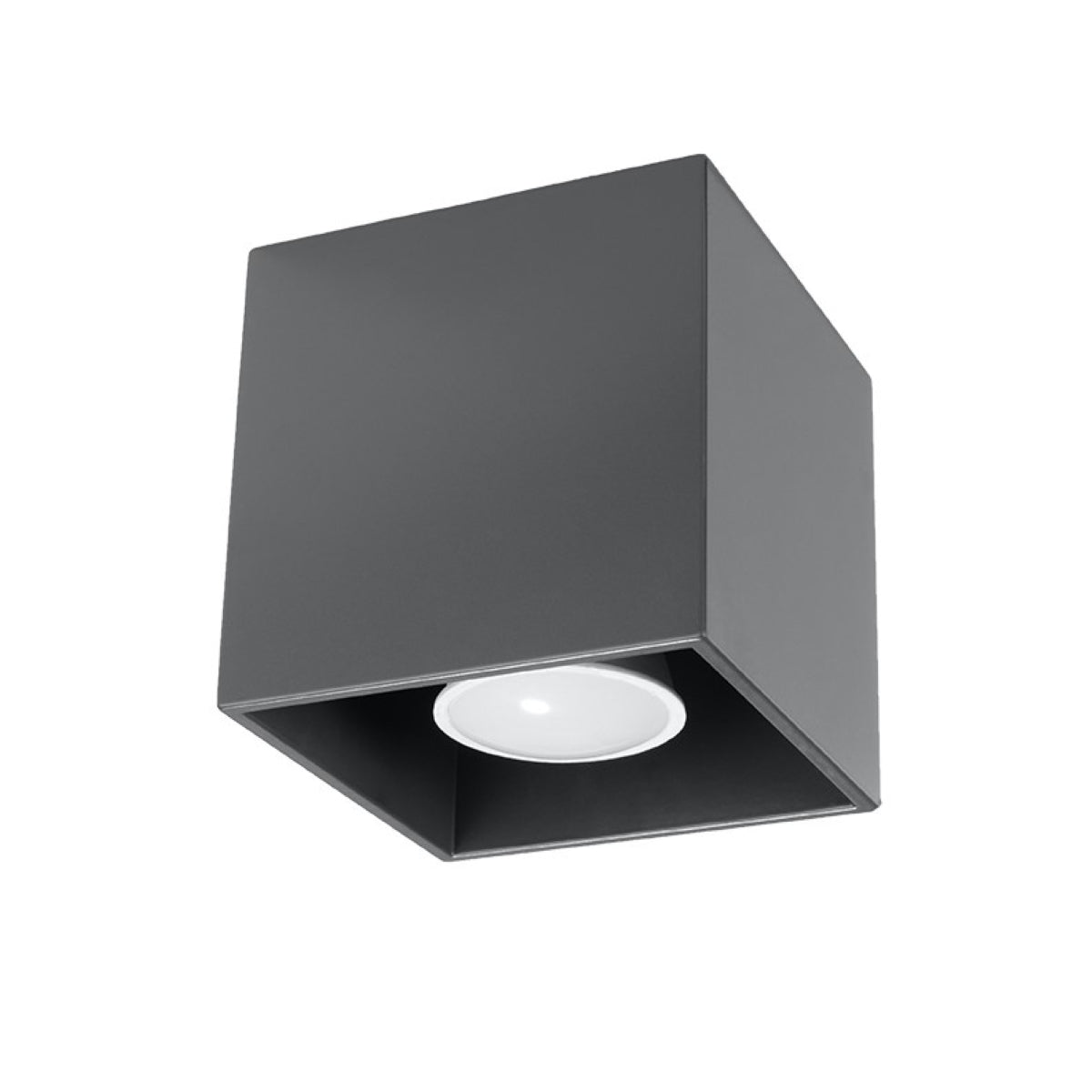 Anthracite LED Cube Ceiling Light