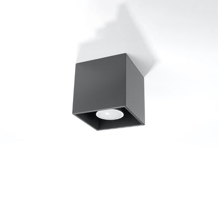 Cube LED-Deckenleuchte Anthrazit