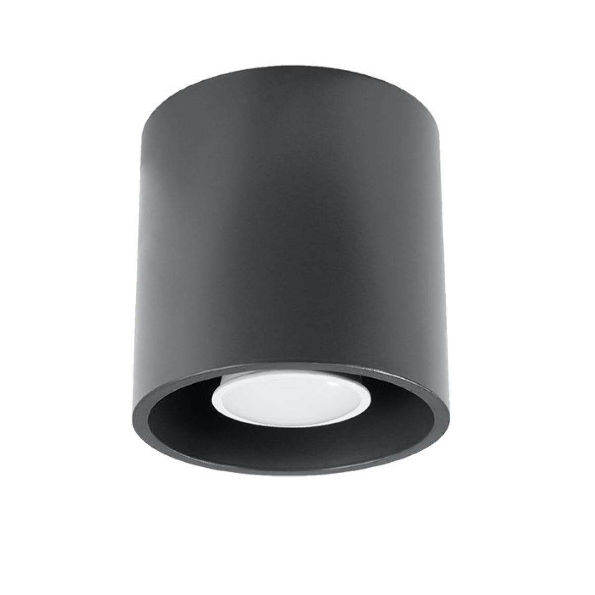 Anthracite LED Cylinder Ceiling Light