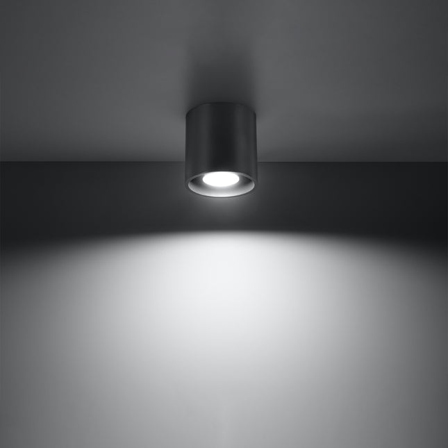 Anthracite LED Cylinder Ceiling Light