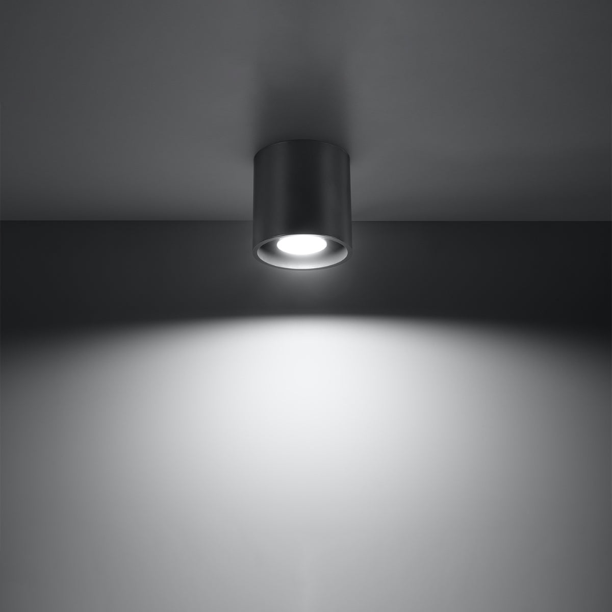 Anthracite LED Cylinder Ceiling Light