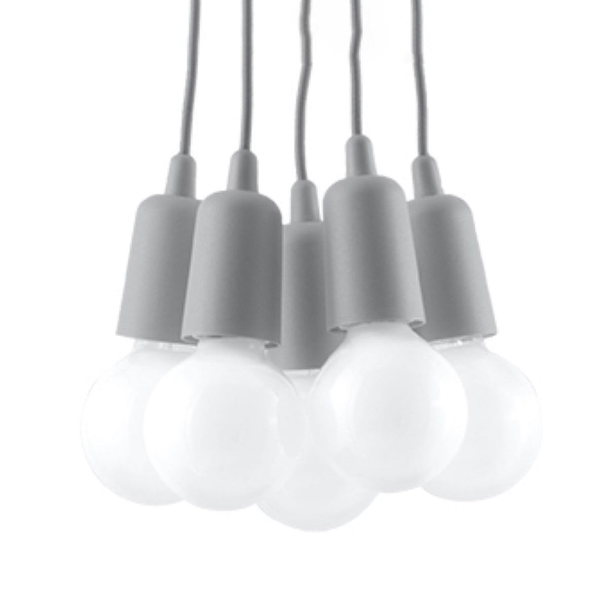 Pure Line 5 grey hanging lamp