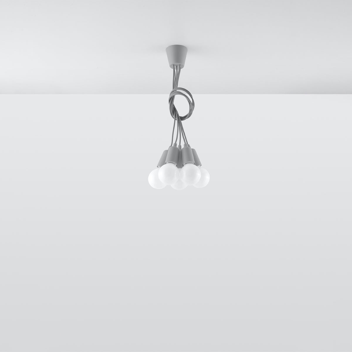 Pure Line 5 grey hanging lamp