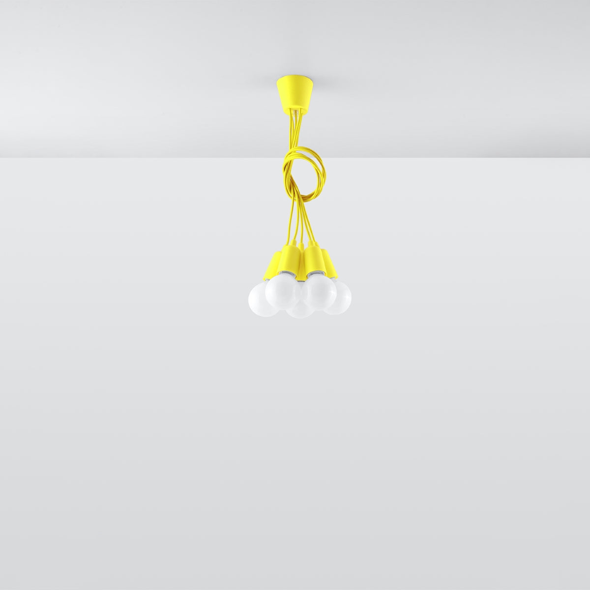 Pure Line 5 yellow pendant lamp