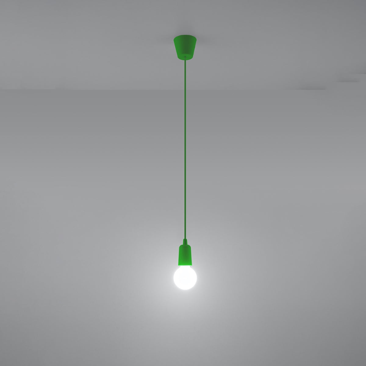 Pure Line 1 green hanging lamp