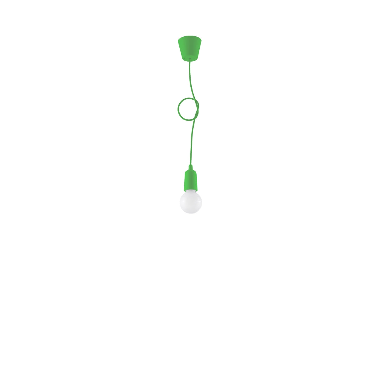 Pure Line 1 green hanging lamp