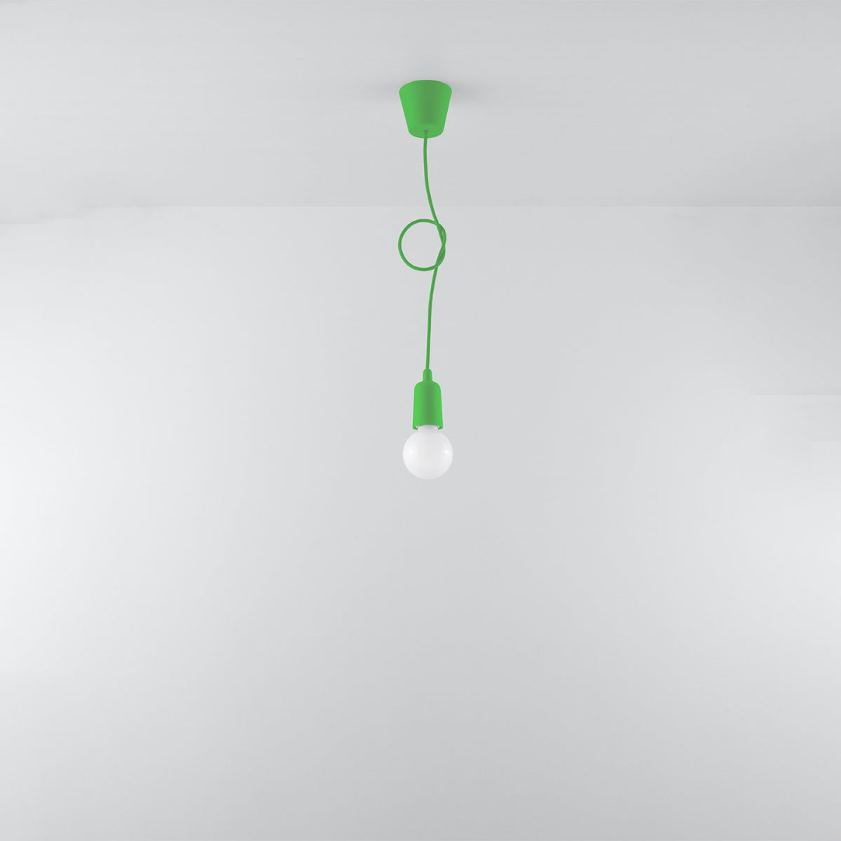 Pure Line 1 green hanging lamp