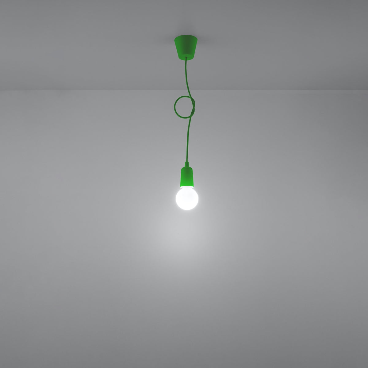 Pure Line 1 green hanging lamp