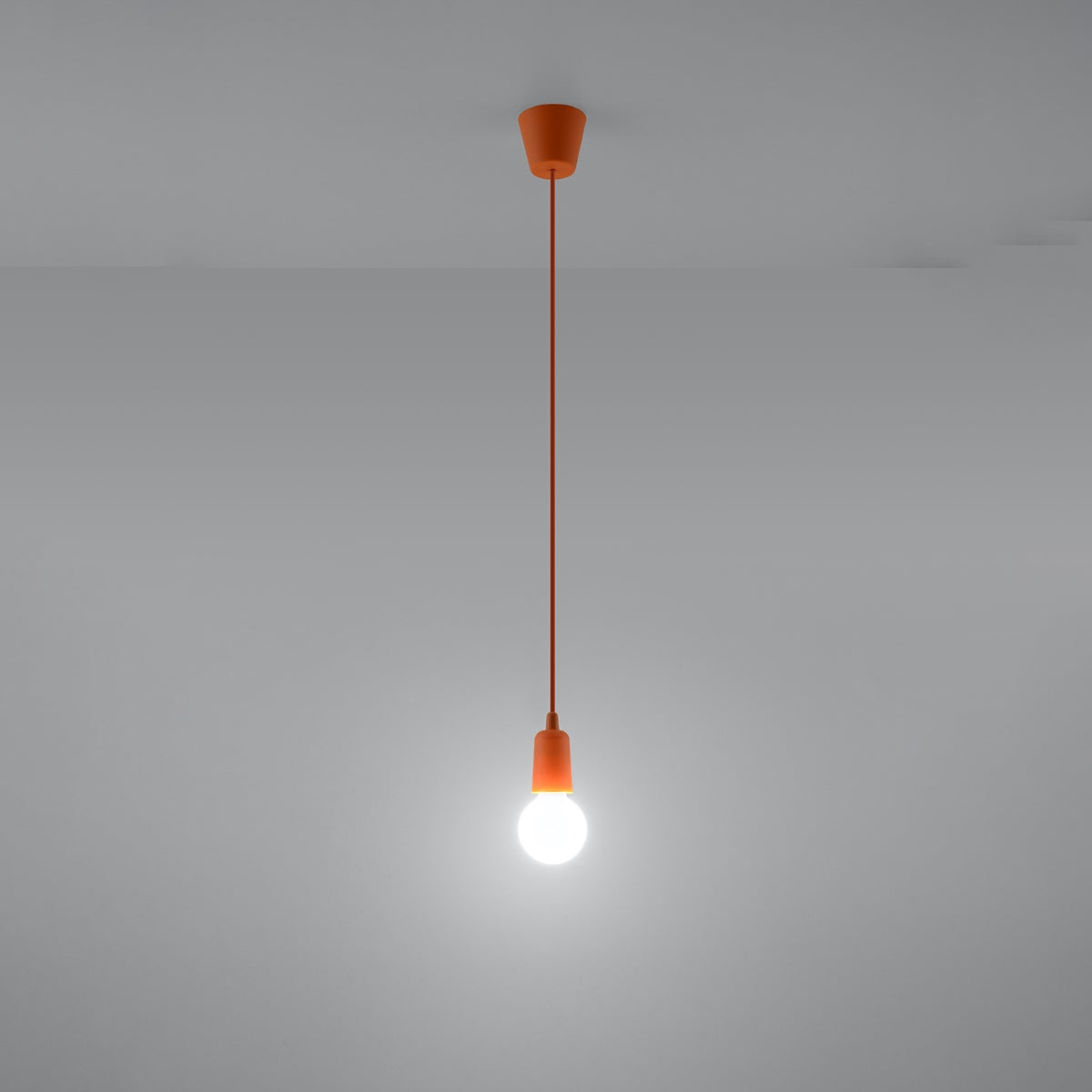 Lampe pendante DIEGO 1 orange