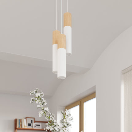 Two-tone pendant lamp 2 white