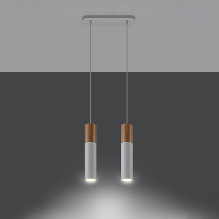 Two-tone pendant lamp 2 white
