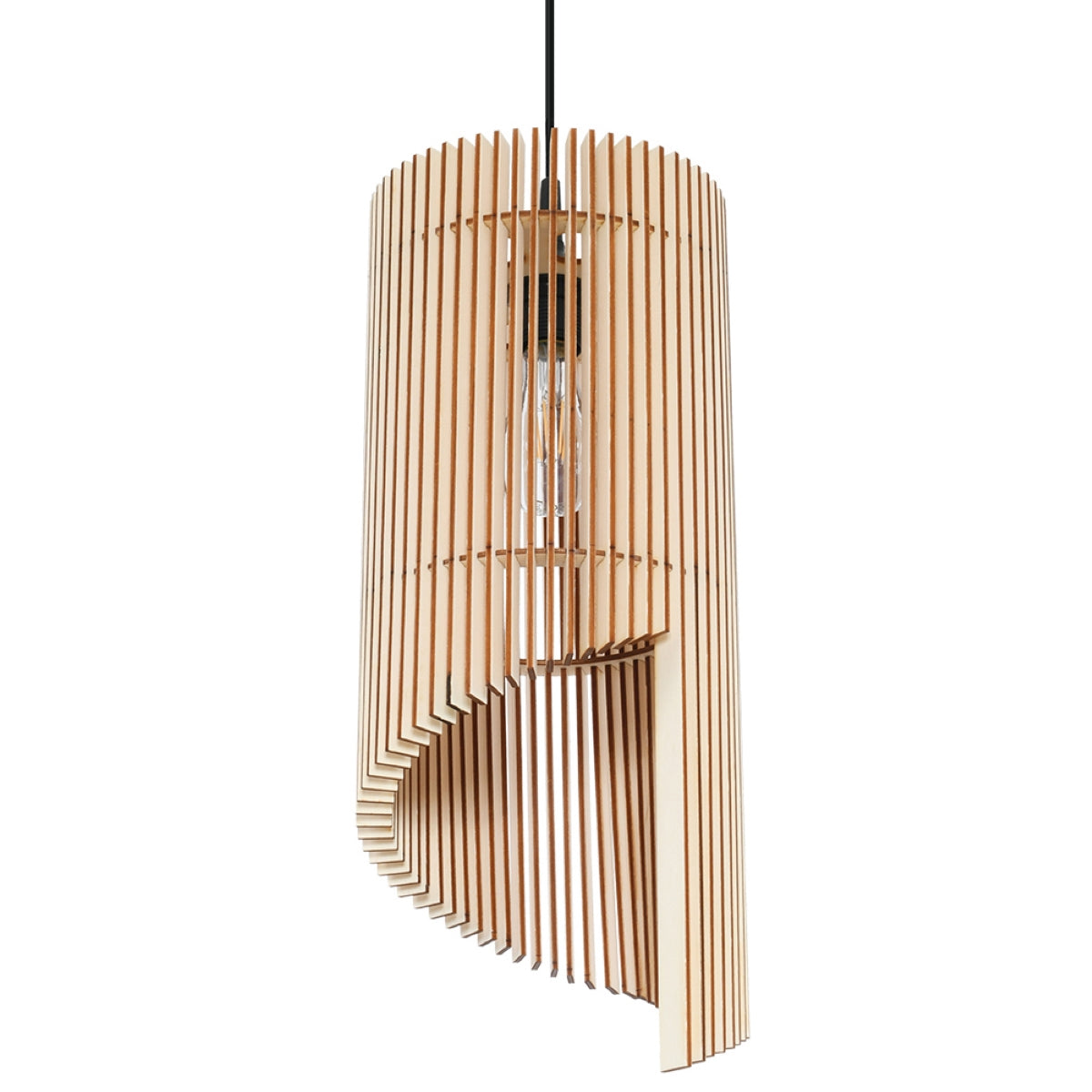 Lampe pendante ALEXIA en bois