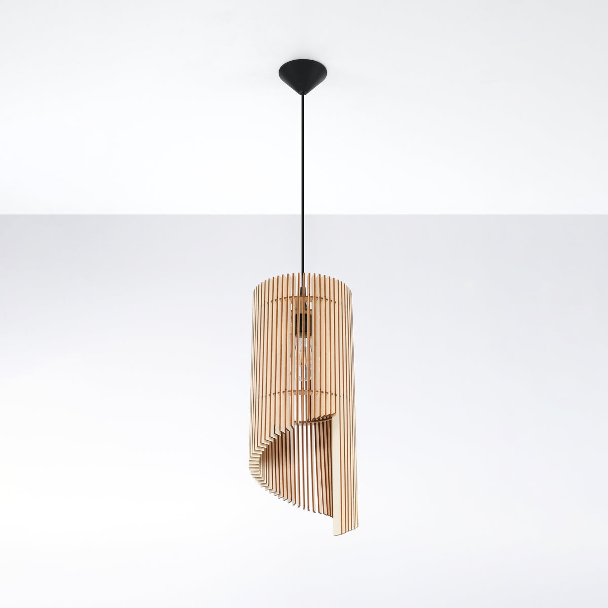 Lampe pendante ALEXIA en bois