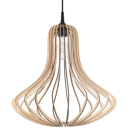 Onda-Hängelampe aus Holz