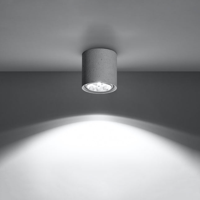 Solid Chic Concrete Ceiling Light
