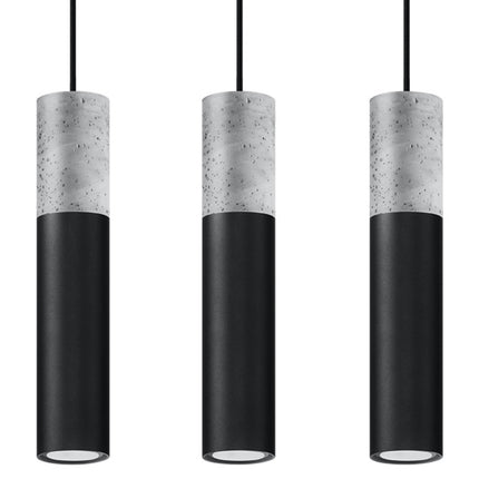 Column 3L black hanging lamp
