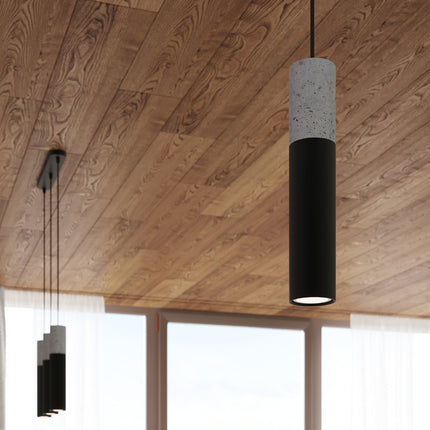 Column 3L black hanging lamp